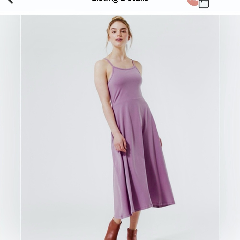 Pact Fit and Flare Midi Dress
